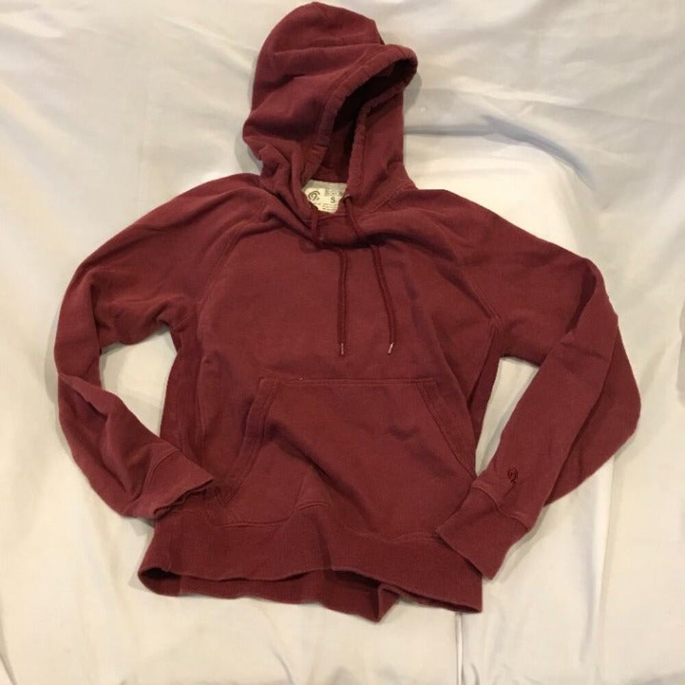 Champion Burgundy Hoodie Mens S